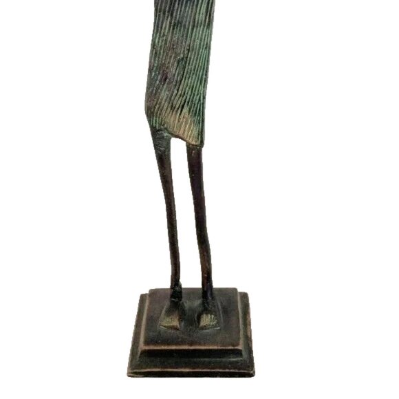 African Tribal Heavy Metal Art Figurine Statue Vintage - Picture 5 of 10